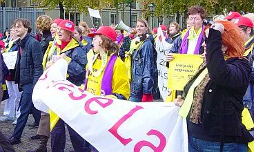 Afbeelding protest red de zorg