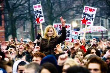Afbeelding protest red de zorg