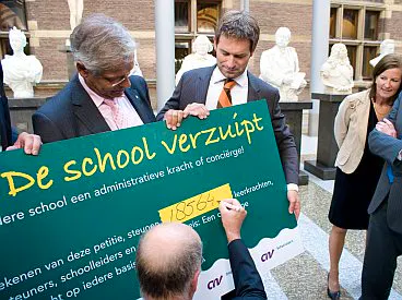 Afbeelding protest red de zorg