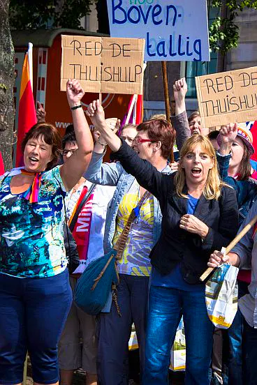 Afbeelding protest red de zorg