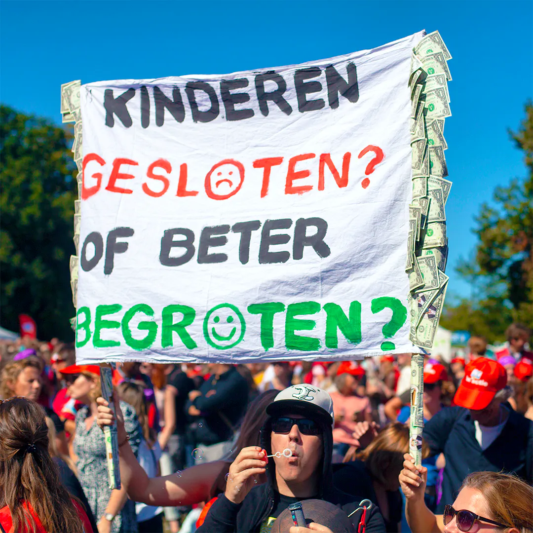 Afbeelding protest red de zorg