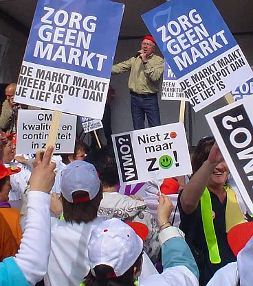Afbeelding protest red de zorg