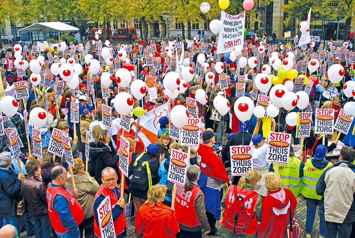 Afbeelding protest red de zorg
