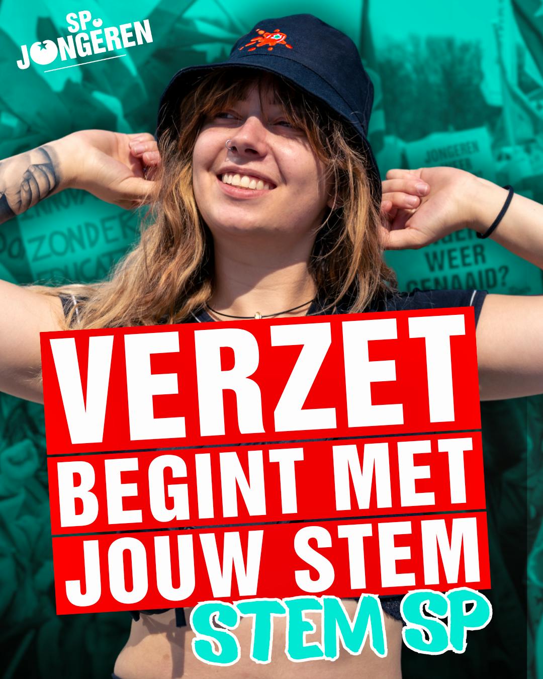 Jongeren in de startblokken voor de verkiezingscampagne