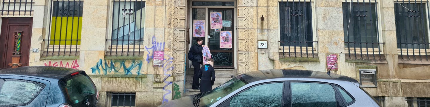 Rotterdamse jongeren in actie tegen leegstand