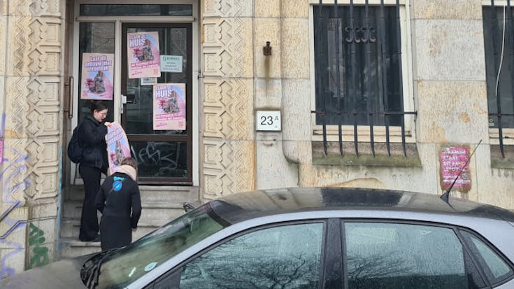 Rotterdamse jongeren in actie tegen leegstand