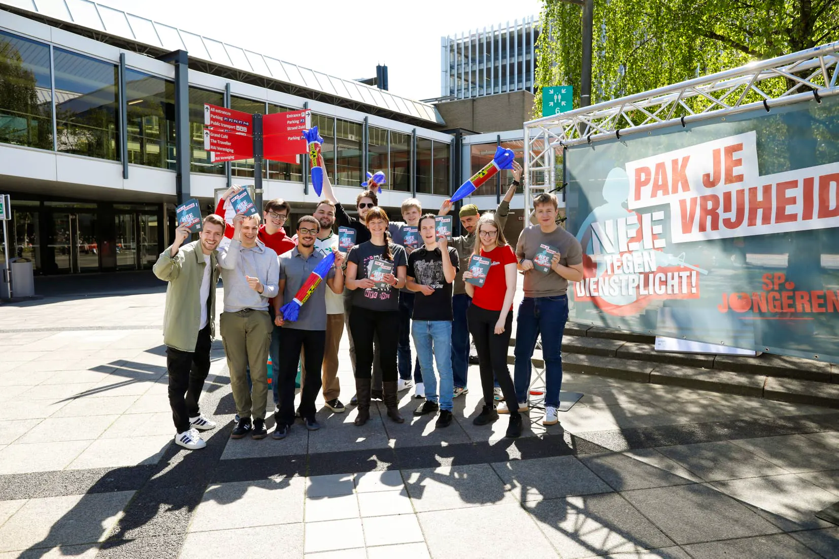 Nee tegen dienstplicht. Pak je vrijheid!