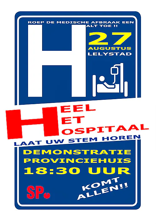 Afbeelding protest red de zorg
