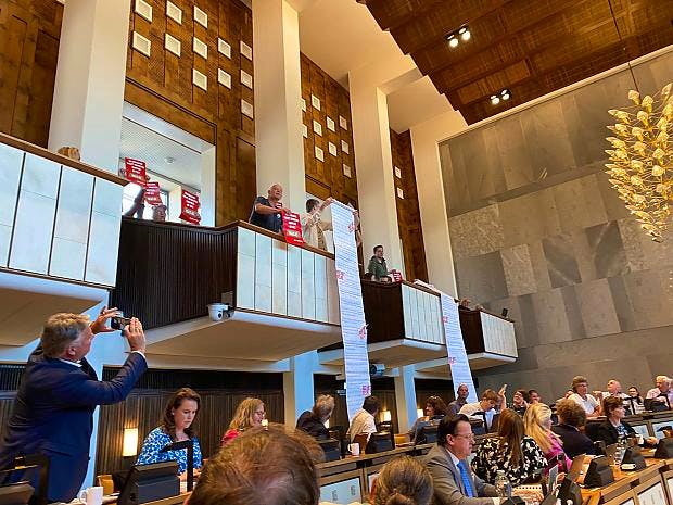 Afbeelding protest red de zorg