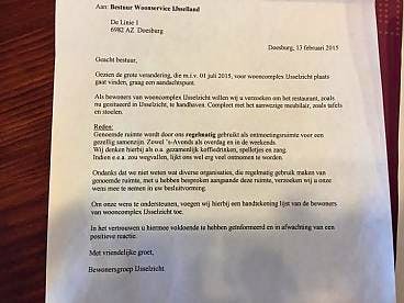 SP wil de restaurantvoorziening IJsselzicht behouden.