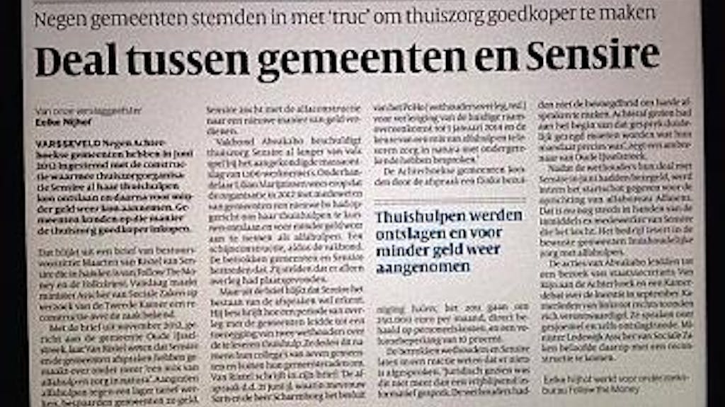 Afbeelding protest red de zorg