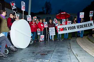 Afbeelding protest red de zorg
