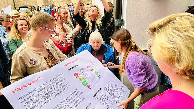 Afbeelding protest red de zorg