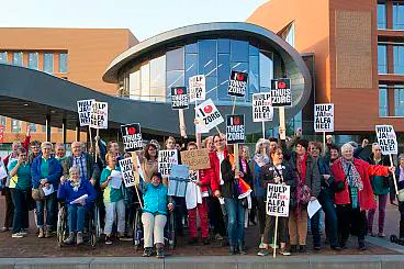 Afbeelding protest red de zorg