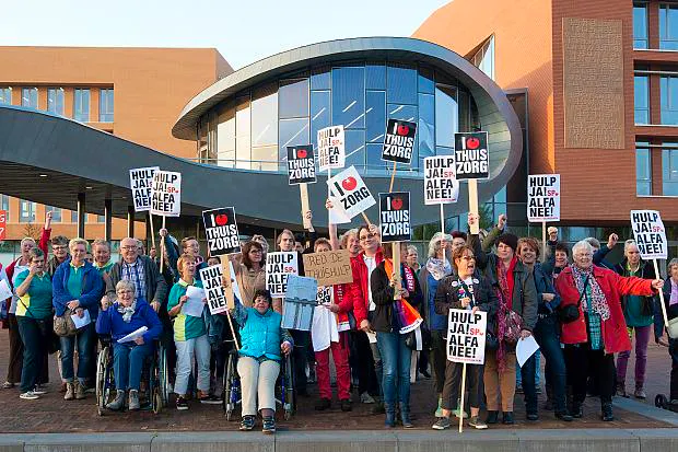 Afbeelding protest red de zorg