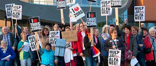 Afbeelding protest red de zorg