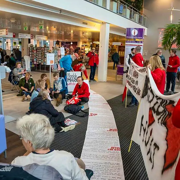 Afbeelding protest red de zorg