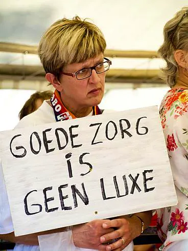 Afbeelding protest red de zorg