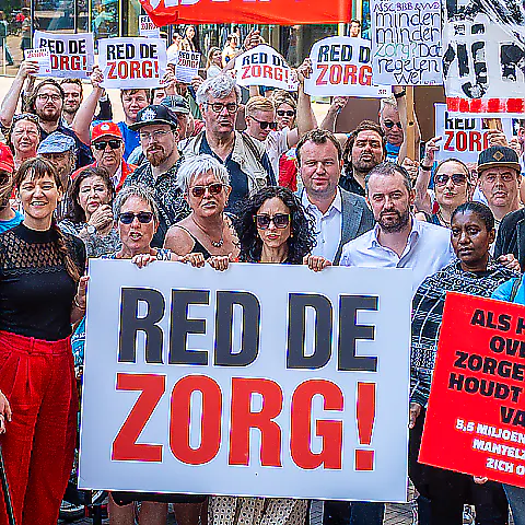 Afbeelding protest red de zorg