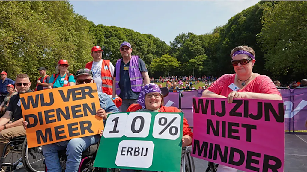 Afbeelding protest red de zorg
