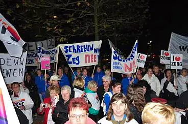 Afbeelding protest red de zorg