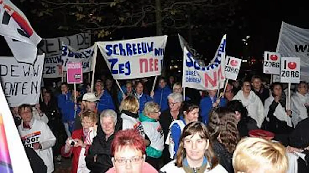 Afbeelding protest red de zorg