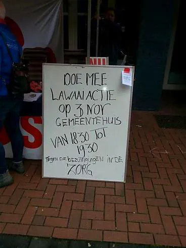 Afbeelding protest red de zorg