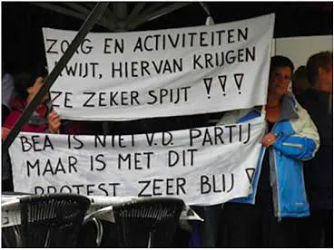 Afbeelding protest red de zorg
