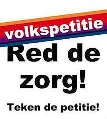 Afbeelding protest red de zorg
