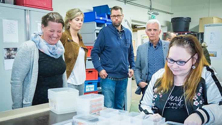 SP-Gedeputeerde op bezoek bij De Risse en Werk.Kom