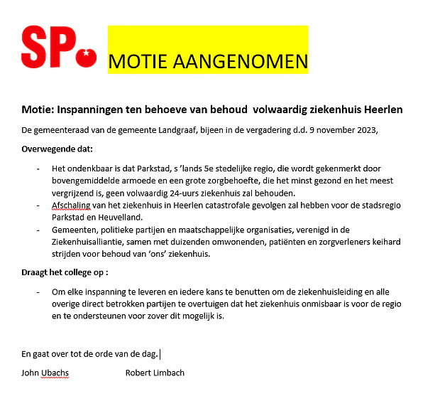 Afbeelding protest red de zorg