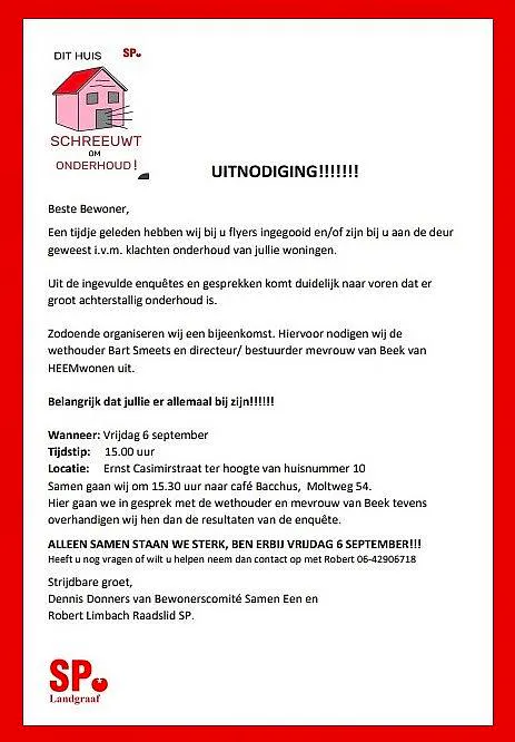 Uitnodiging Kakert e.o..