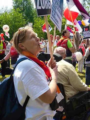Afbeelding protest red de zorg