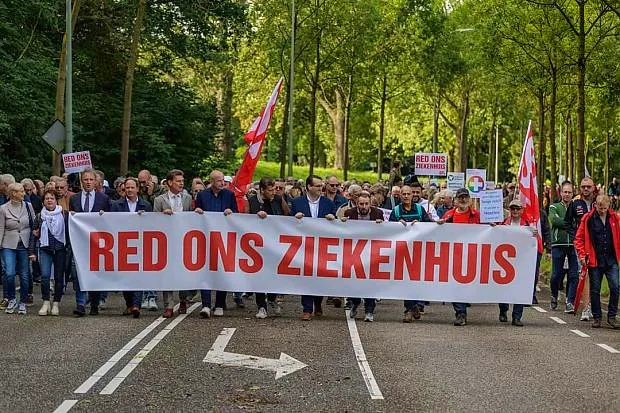 Afbeelding protest red de zorg