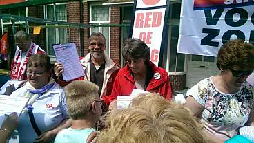 Afbeelding protest red de zorg
