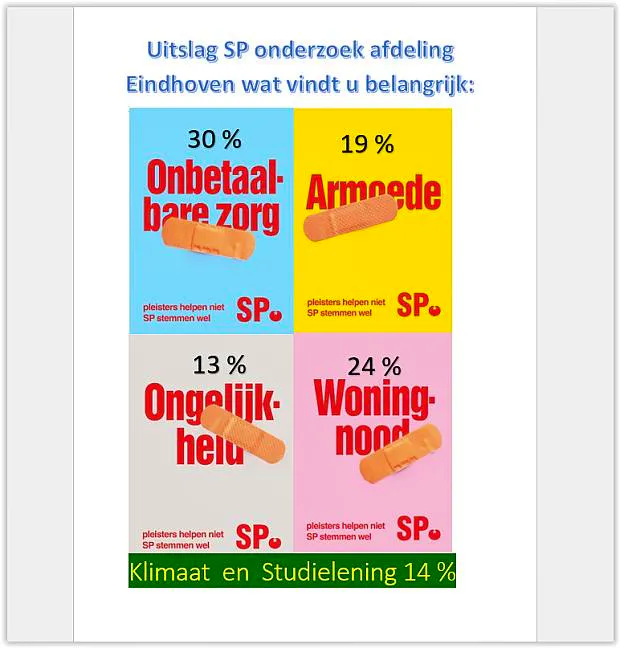 Totaal overzicht enquete's