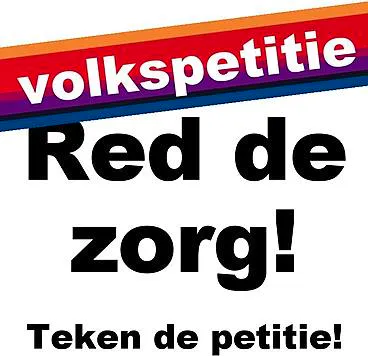 Afbeelding protest red de zorg