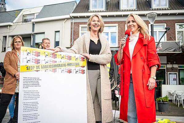 Geslaagd protest tegen komst arbeidsmigranten en arbeidsmigratie