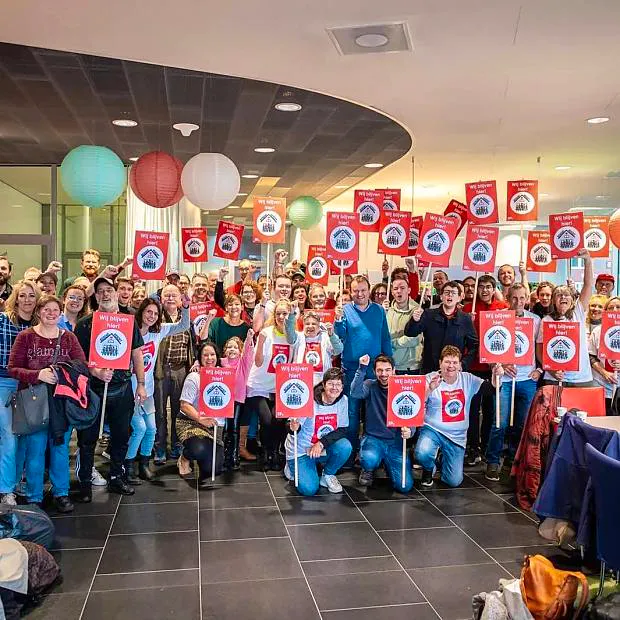 Afbeelding protest red de zorg
