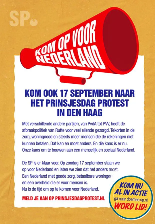 Afbeelding protest red de zorg