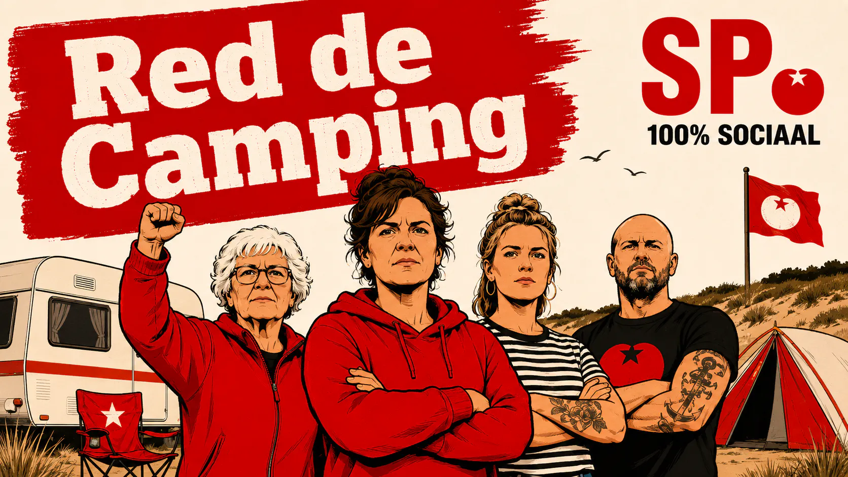 SP geeft strijd voor kampeerders niet op