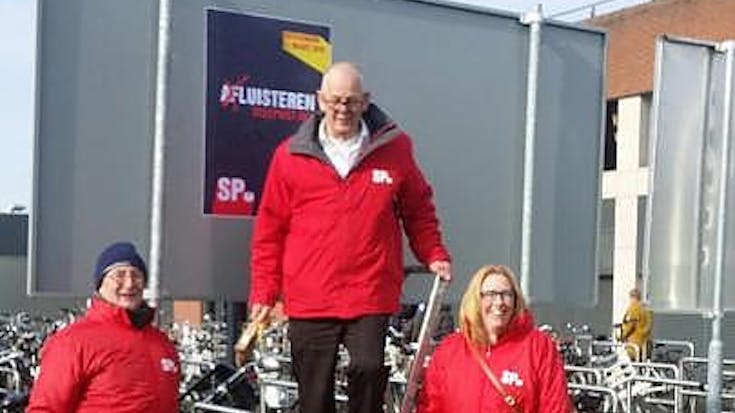 SP Heerhugowaard plakt tégen de sleepwet