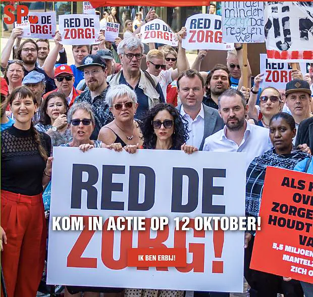 Afbeelding protest red de zorg