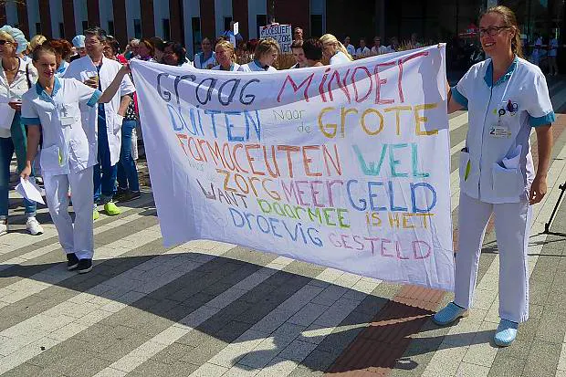 Afbeelding protest red de zorg