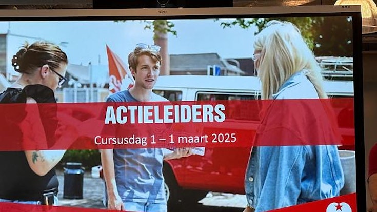 Drie leden SP Landsmeer naar actieleiders cursus