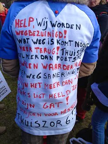 Afbeelding protest red de zorg