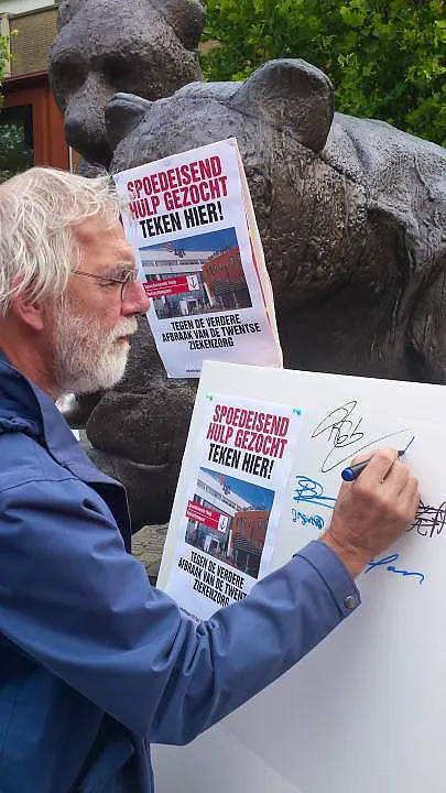 Afbeelding protest red de zorg