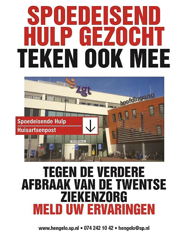 Afbeelding protest red de zorg