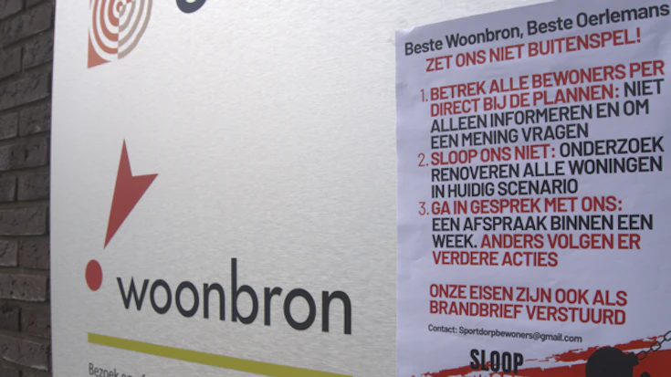 Een bom onder het sloopplan van Woonbron: Sportdorpers strijdbaar tegen sloop