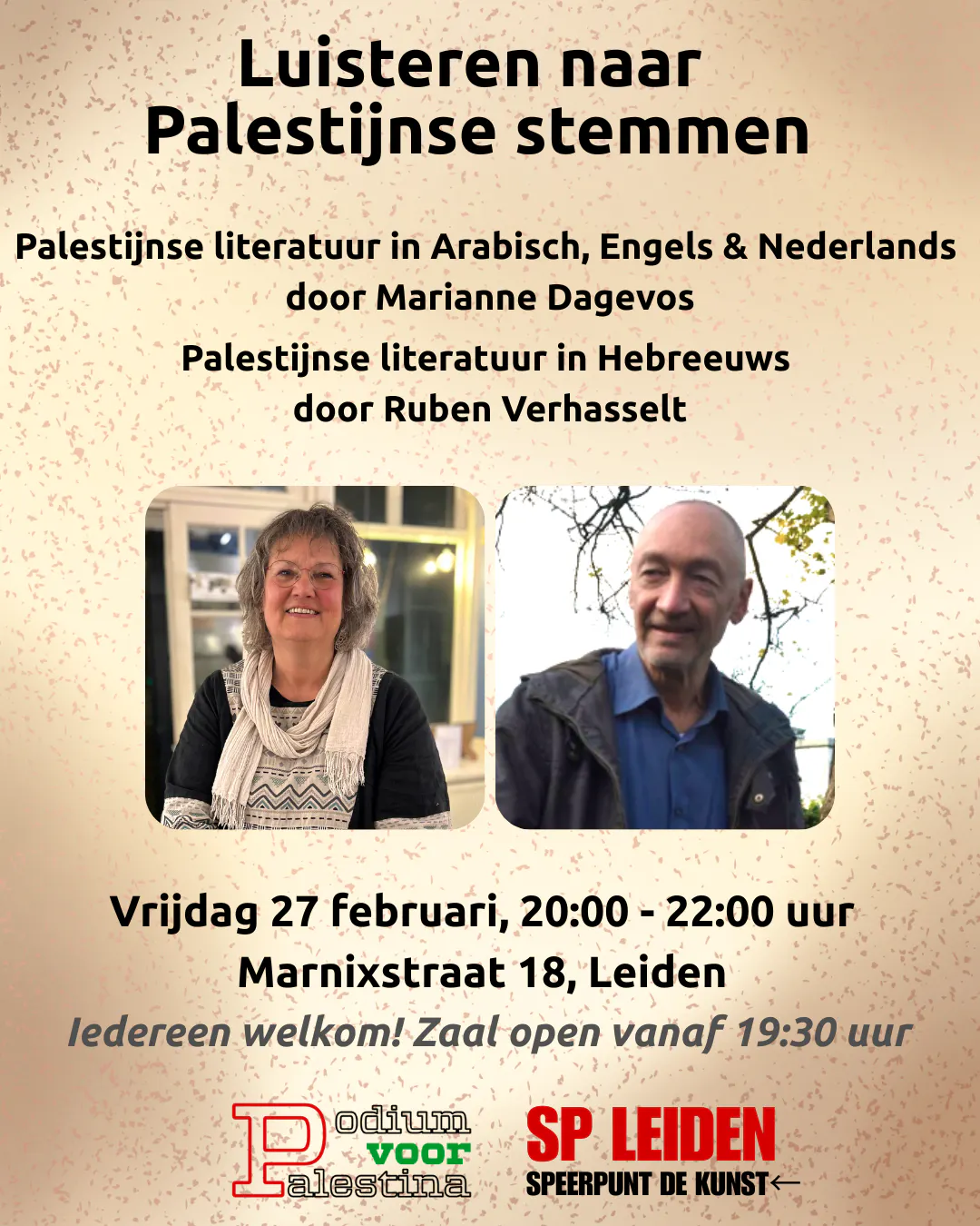 SP Leiden organiseert avond over Palestijnse literatuur